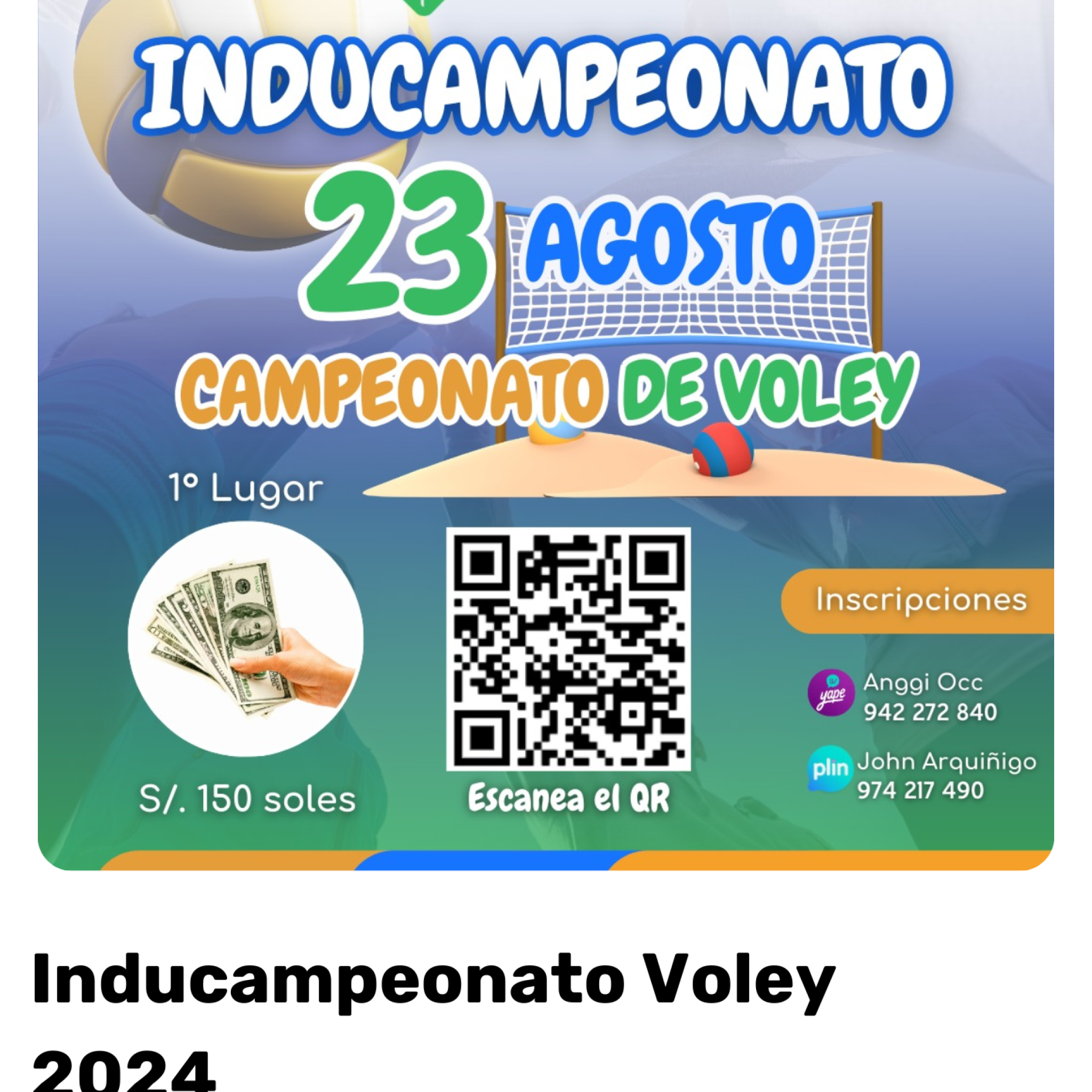 Inducampeonato voley 2024